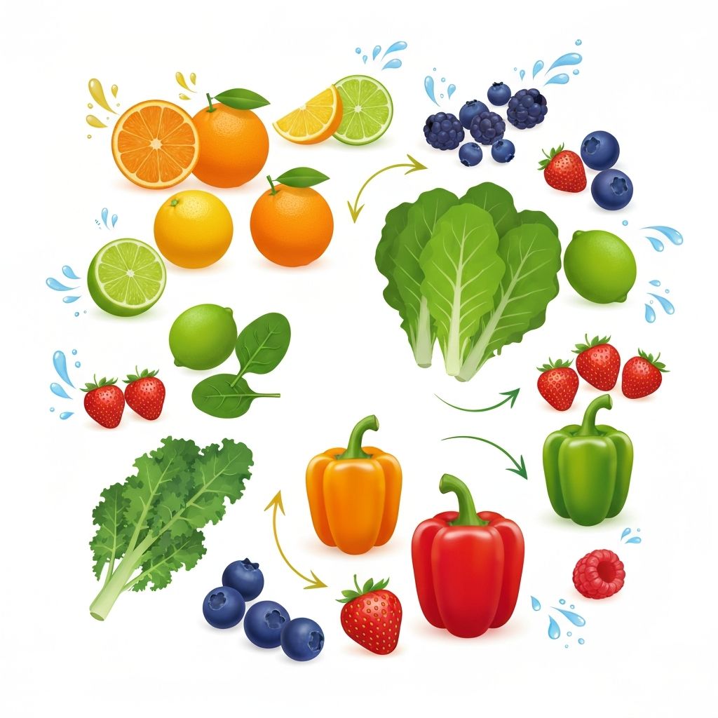 Ilustrasi vitamin larut air